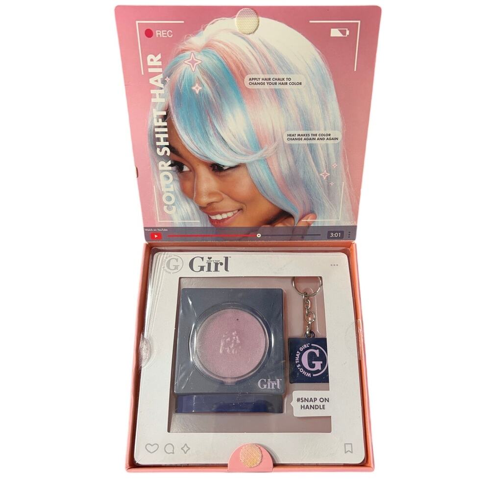 Who's That Girl Shift Hair Sun Set Pink Hair Chalk